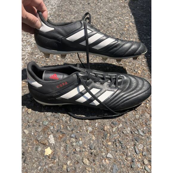 Adidas Copa 17.3 Sg Mens 12.5 Football Boots Soccer Cleats Black White Red - Picture 1 of 8